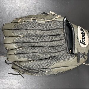 Franklin Youth Gray Baseball  Dura-bond Lacing Glove